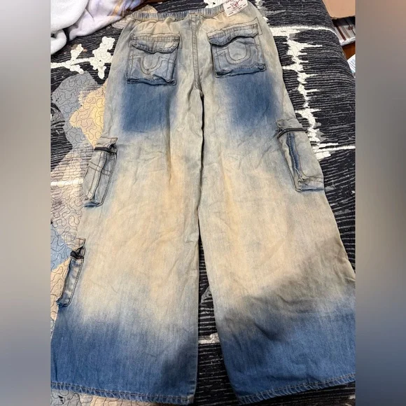 True Religion Jessie super Baggie cargo pants size 30 - Picture 7 of 10